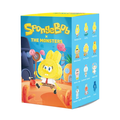 Pop Mart Labubu The Monsters Spongebob Figure Single Blind Box