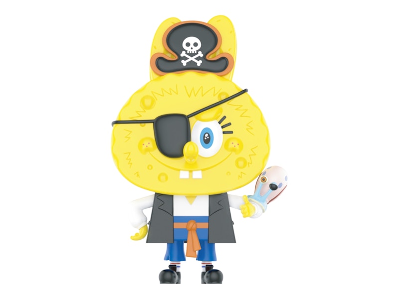 Pop Mart Labubu The Monsters Spongebob Series Thre Pirate (Secret Edition) Figure