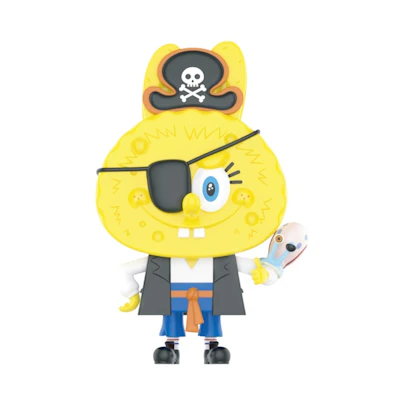 Pop Mart Labubu The Monsters Spongebob Thre Pirate (Secret Edition) Figure