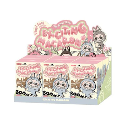 Labubu The Monsters Tasty Macarons Vinyl Face Sealed Case (6 Blind Boxes)