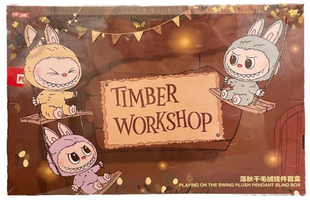 Pop Mart Labubu The Monsters Timber Workshop Playing on the Swing Plush Pendant (Pop Land Exclusive) Sealed Case (6 Blind Box) Buy Pop Mart Labubu The Monsters Timber Workshop Playing on the Swing Plush Pendant (Pop Land Exclusive) Sealed Case (6 Blind Box)