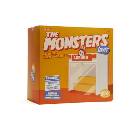 Pop Mart Labubu The Monsters Wacky Mart Series Display Container