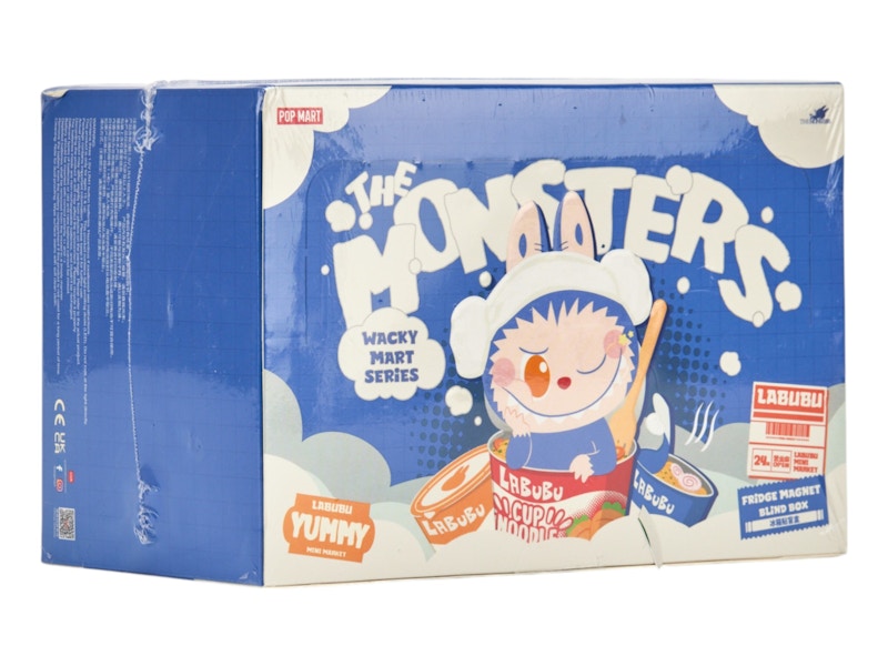 Pop Mart Labubu The Monsters Wacky Mart Series Fridge Magnet Sealed Case (6 Blind Box)