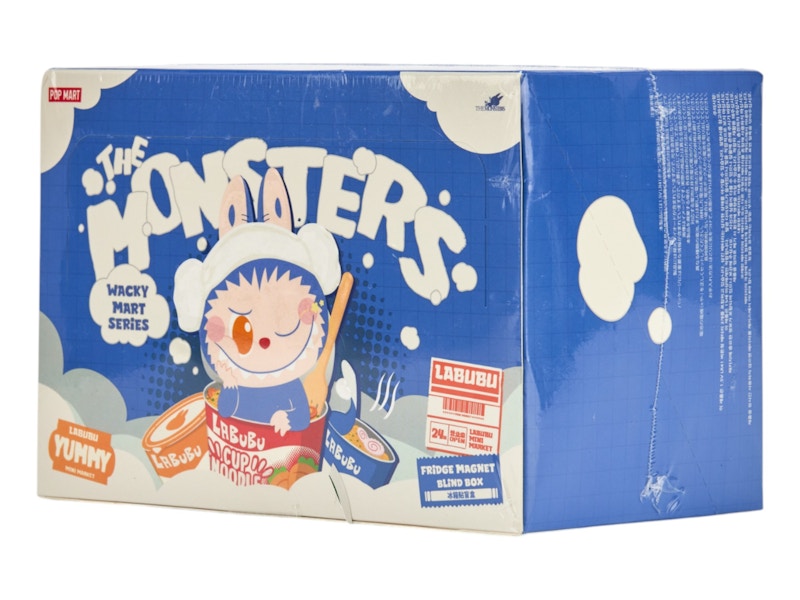 Order ポップマート ラブブ モンスターズ ワッキーマート 冷蔵庫マグネット シールドケース (6ブラインドボックス)