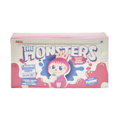 Pop Mart Labubu The Monsters Wacky Mart Series Squishy Charm Sealed Case (6 Blind Box)