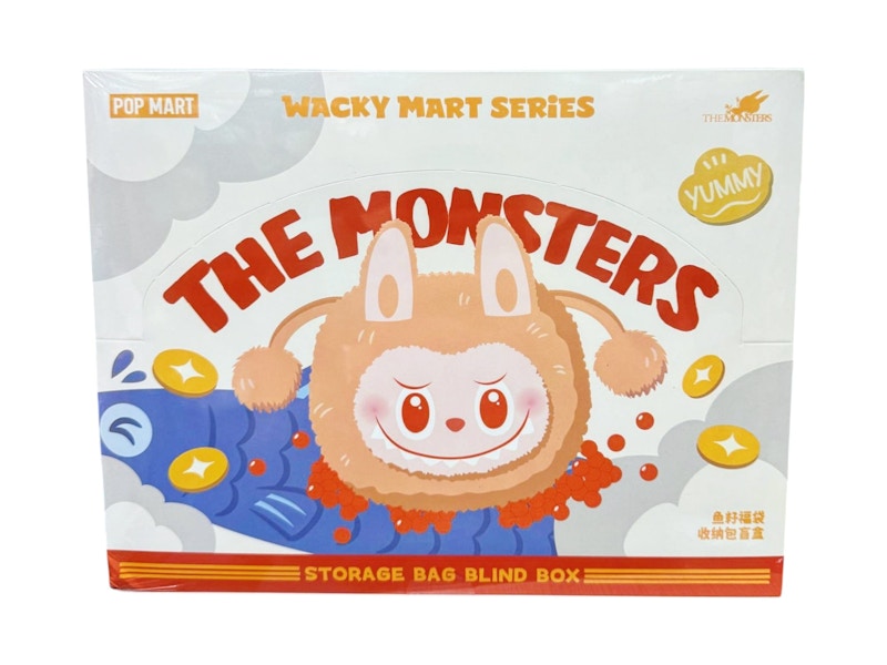 Pop Mart Labubu The Monsters Wacky Mart Series Storage Bag Sealed Case (6 Blind Box)