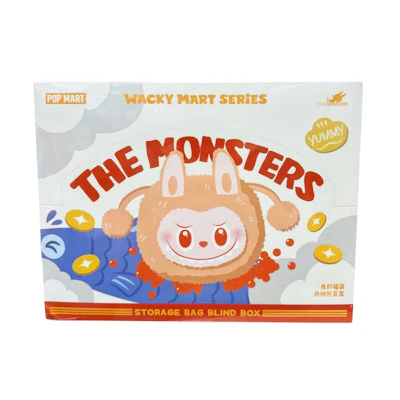 Pop Mart Labubu The Monsters Wacky Mart Series Storage Bag Sealed Case (6 Blind Box)