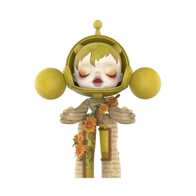 Pop Mart Mega Skullpanda Van Gogh Museum Sunflowers 10