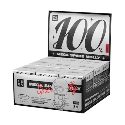 Pop Mart Mega Space Molly 100% 1 Sealed Case (9 Blind Box)