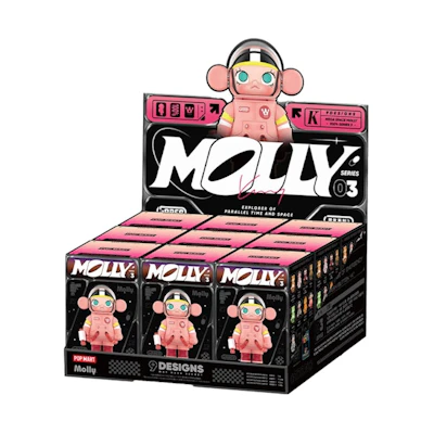 Pop Mart Mega Space Molly 100% 3 Sealed Case (9 Blind Box)