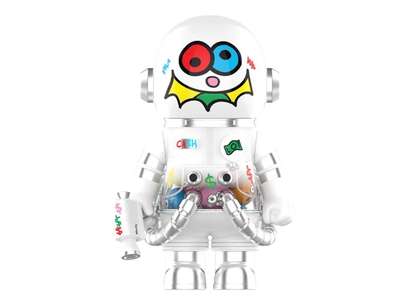 Pop Mart Mega Space Molly 400% Jon Burgerman Space Cadets Series Cash (Secret Edition) Figure