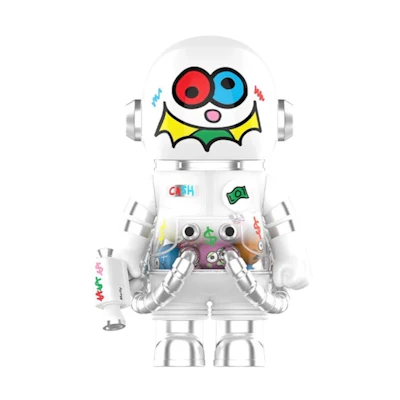 Pop Mart Mega Space Molly 400% Jon Burgerman Space Cadets Series Cash (Secret Edition) Figure