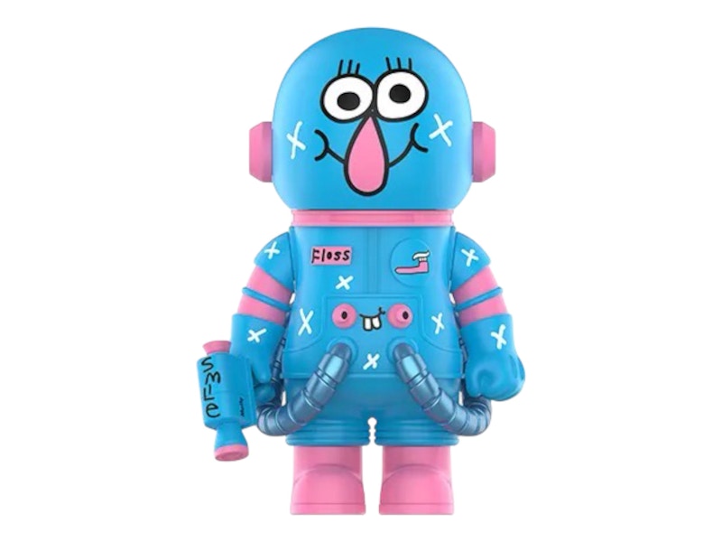 Pop Mart Mega Space Molly 400% Jon Burgerman Space Cadets Series Floss Figure