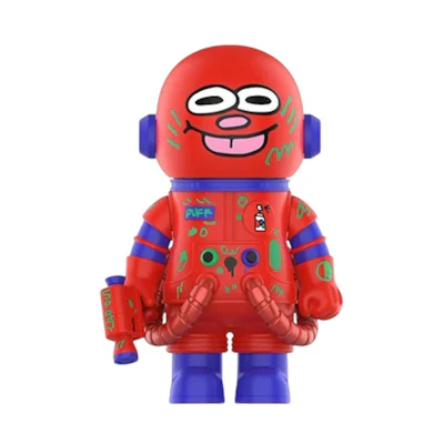 Pop Mart Mega Space Molly 400% Jon Burgerman Space Cadets Series Puff Figure