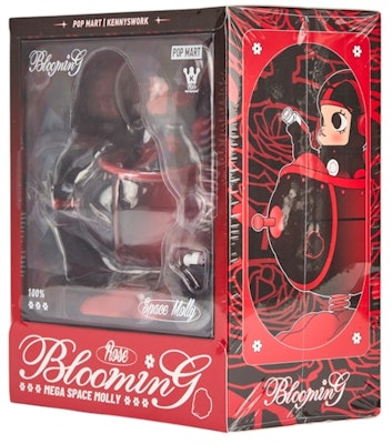 Pop Mart Mega Space Molly Blooming Series Rose 100 Order Pop Mart Mega Space Molly Blooming Series Rose 100