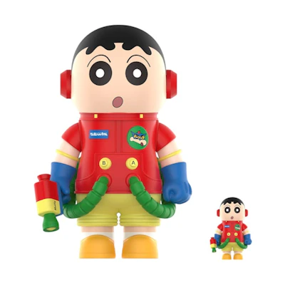 Pop Mart Mega Space Molly Crayon Shinchan 100% & 400% Set