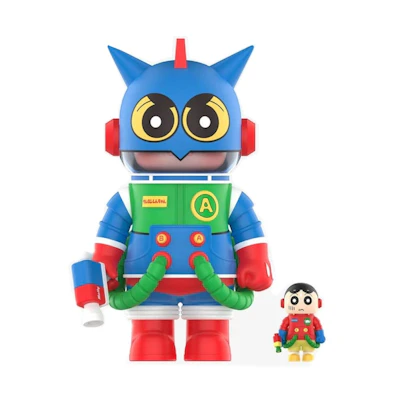Pop Mart Mega Space Molly Crayon Shinchan Action Kament 100% & 400% Set