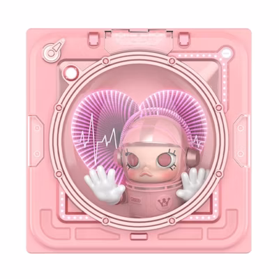 Pop Mart Mega Space Molly Smitten Love In Space 3D Painting