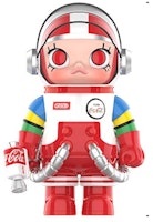 Pop Mart Mega Space Molly Team Coca-Cola 400% Pop Mart Mega Space Molly Team Coca-Cola 400%