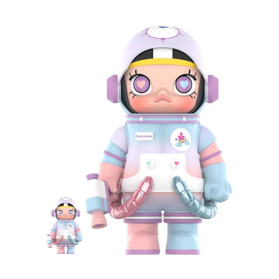 Pop Mart Mega Space Molly Care Bears Care-a-Lot Bear 100% & 400% Set