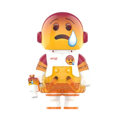 Pop Mart Mega Space Molly emoji A Trying Situation 100%