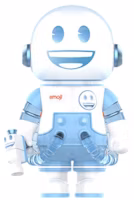 Pop Mart Mega Space Molly x emoji Series Frozen Smile 100% Pop Mart Mega Space Molly x emoji Series Frozen Smile 100%