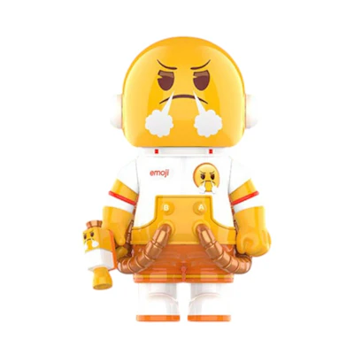 Pop Mart Mega Space Molly emoji Pissed Off 100%