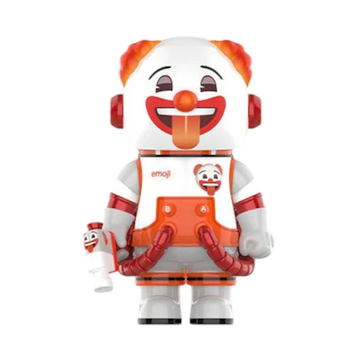Pop Mart Mega Space Molly emoji Why So Serious 100%