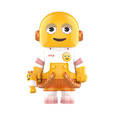 Pop Mart Mega Space Molly emoji Worn Out 100%