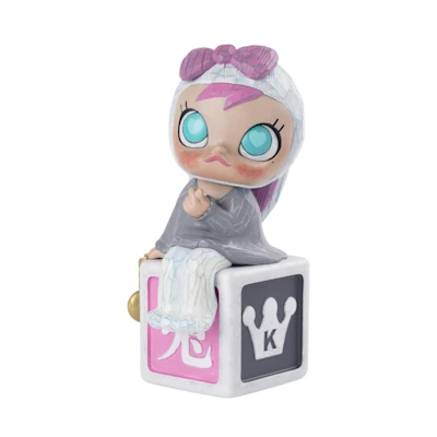 Pop Mart Molly 17th Anniversary Statue The Moon Rabbit Figure