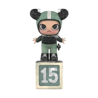 Pop Mart Molly Anniversary Statues Classical Retro 2 Tong Niu Fei Tian (Silver Ver.) Figure