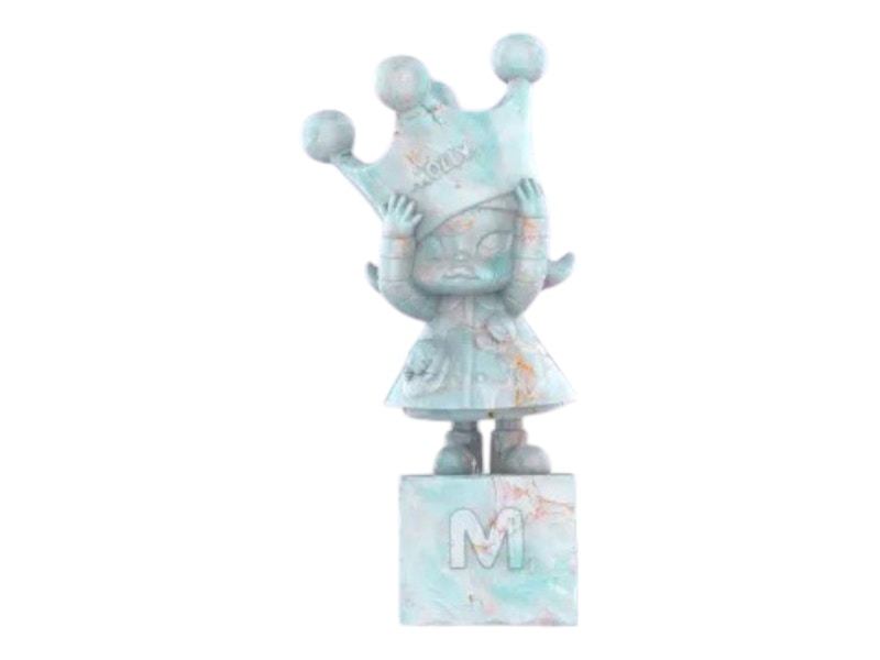Pop Mart Molly Anniversary Statues Classical Retro 2 Series MC Molly White Stone (Secret Edition) Figure