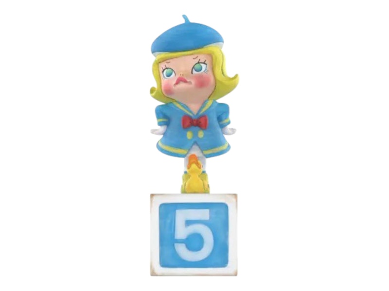Pop Mart Molly Anniversary Statues Classical Retro 2 Series Molly D Salute to the Childhood Classic Figure