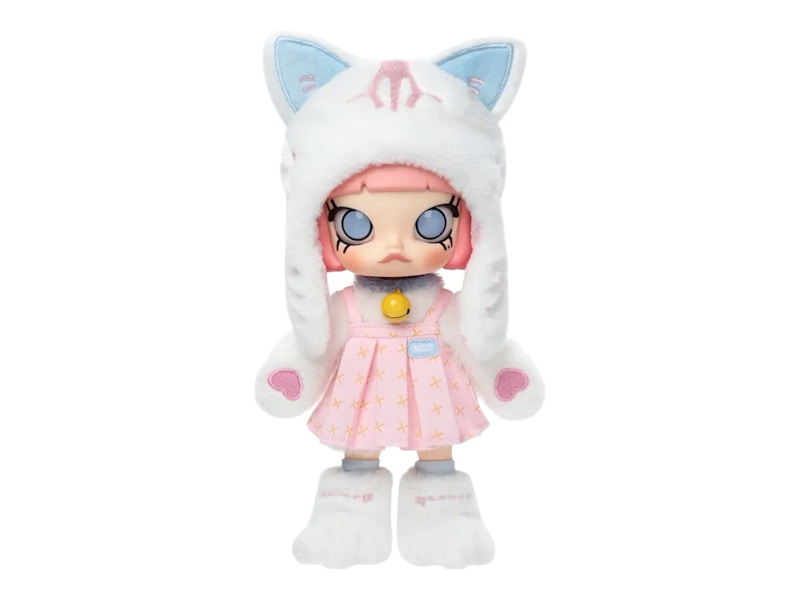 Pop Mart Molly Peekaboo 1/8 Action Figure White Cat Regular Figure