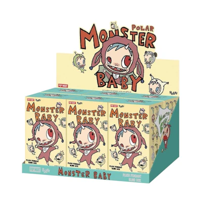 Pop Mart POLAR Monster Baby Collection Series Plush Pendant Ver.1 Sealed Case (6 Blind Box)