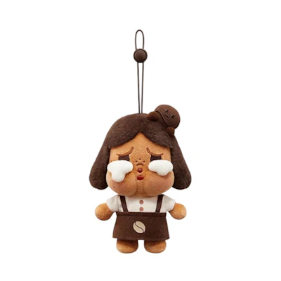 Pop Mart POP BEAN Coffee Factory Series CRYBABY Dessert Chef Plush Pendant