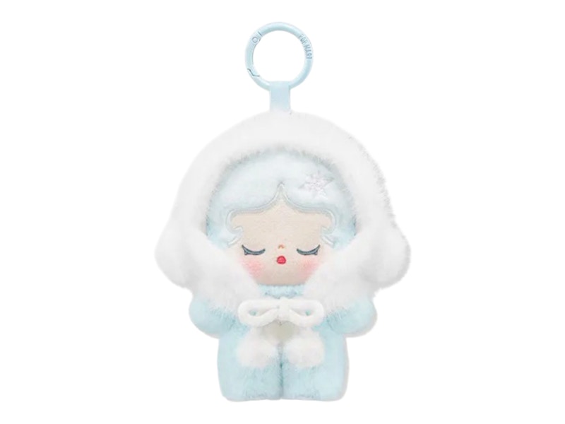Pop Mart POP BEAN Fluffy & Cozy Series SKULLPANDA Fuzzy Snowman Secret Edition Plush Pendant