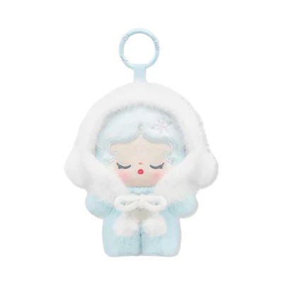 Pop Mart POP BEAN Fluffy & Cozy Series SKULLPANDA Fuzzy Snowman Secret Edition Plush Pendant