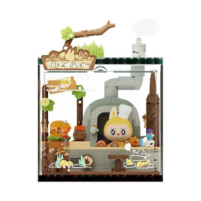 Pop Mart Pop Blocks Labubu The Monsters Forest Secret Base Blocks Part 2 Genius Cook P10007 Block Figure