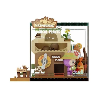 Pop Mart Pop Blocks Labubu The Monsters Forest Secret Base Blocks Part 2 Magical Plants P10005 Block Figure