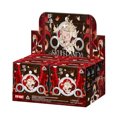 Pop Mart Skullpanda The Mirage Phone Chain Sealed Case (4 Blind Box)