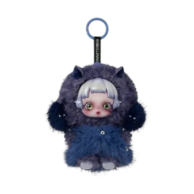 Pop Mart SKULLPANDA You Found Me! Series Cerberus Plush Doll Pendant