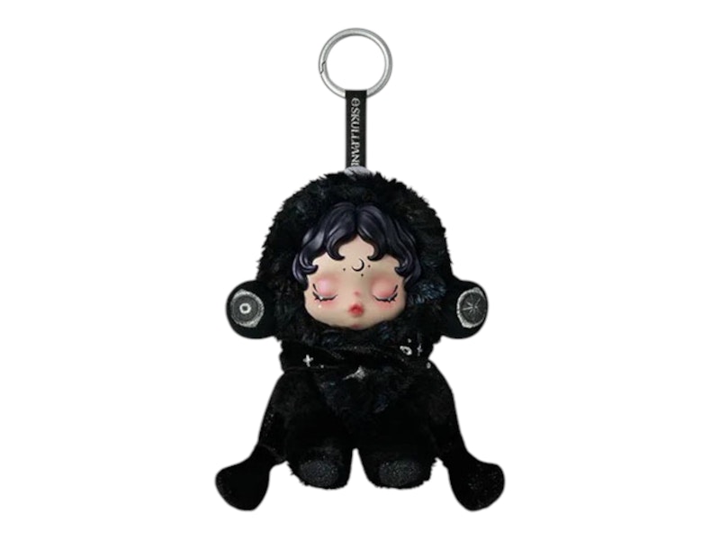 Pop Mart SKULLPANDA You Found Me! Series Darkness Plush Doll Pendant