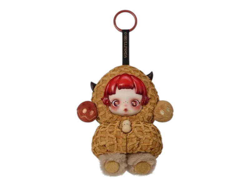 Pop Mart SKULLPANDA You Found Me! Series Pranky Peanut Plush Doll Pendant
