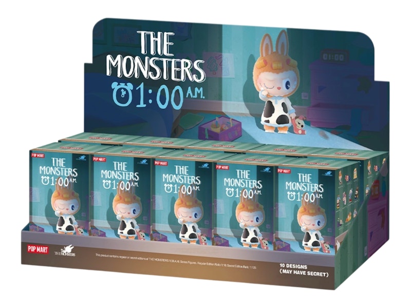 Pop Mart THE MONSTERS Labubu 1:00 A.M. Series Figures Sealed Case (10 Blind Box)