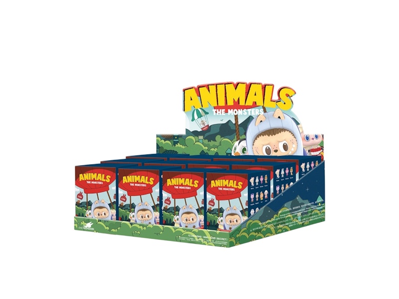 Pop Mart The Monsters Labubu Animal Series Figure Sealed Case (12 Blind Box)
