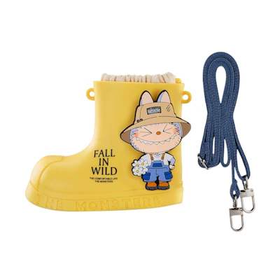 Pop Mart The Monsters Labubu Fall in Wild Series Rain Boot Bag