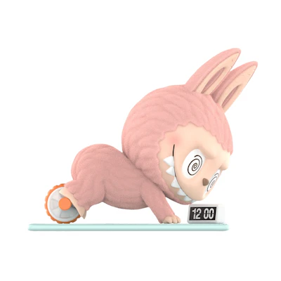 Pop Mart THE MONSTERS Labubu Lazy Yoga Series Ab Roller Figure