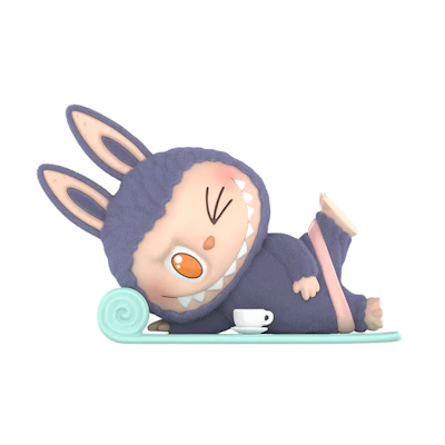 Pop Mart THE MONSTERS Labubu Lazy Yoga Series Americano Figure