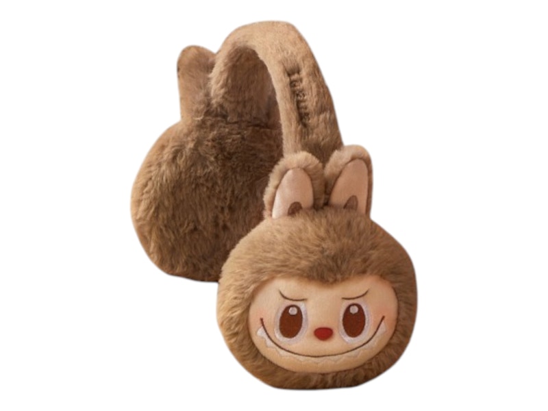 Pop Mart The Monsters Labubu Warm Fluffy Holiday Series Plush Earmuffs